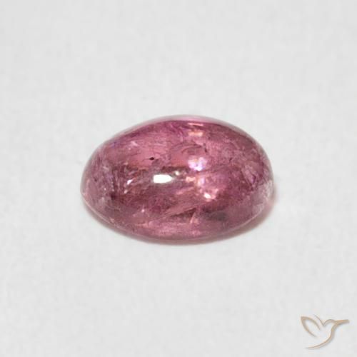 Tourmaline Rose clair naturelle ovale, 0.65 ct, Transparent