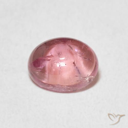 1.08ct Naturel Rose vif Tourmaline, ovale, Transparent