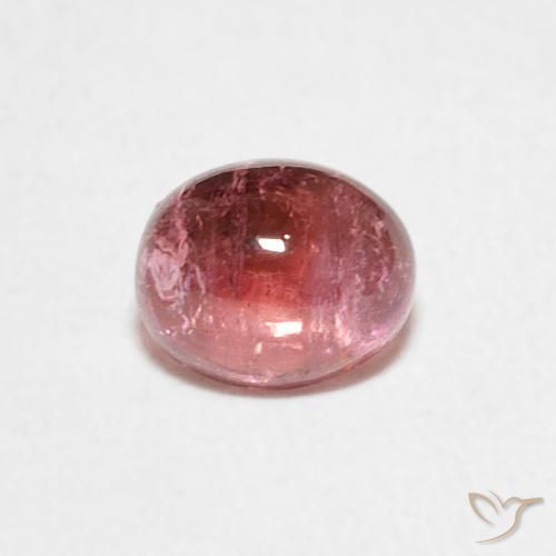 0.73ct Naturel Punch aux fruits rouge Tourmaline, ovale, Transparent