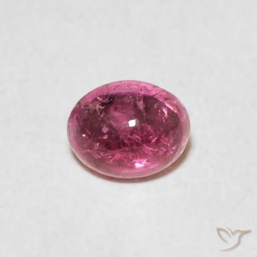 0.78ct Naturel Orange rose Tourmaline, ovale, Transparent