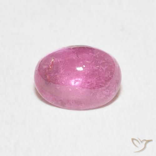 0.68ct Naturel Rose vif Tourmaline, ovale, Transparent