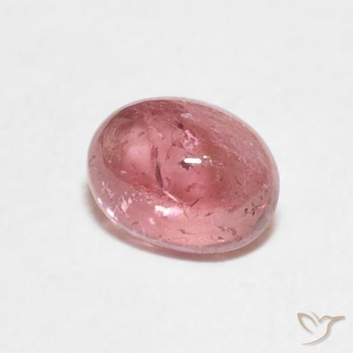 Tourmaline Rose bubblegum naturelle ovale, 0.80 ct, Transparent