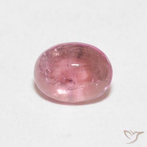 0.65ct Naturel Rose bubblegum Tourmaline, ovale, Transparent
