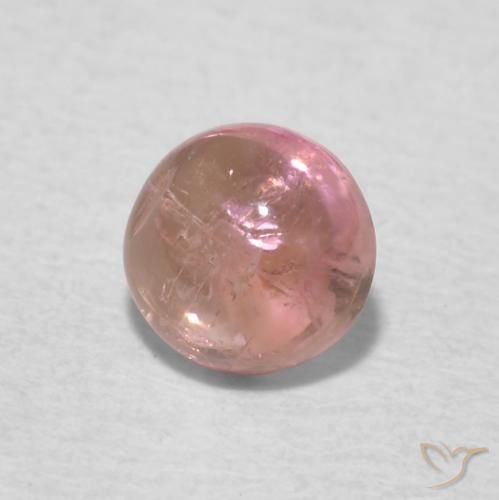0.53ct Naturel Rose léger Tourmaline, Tour, Transparent