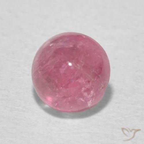 Tourmaline Rose vif naturelle Tour, 0.74 ct, Transparent