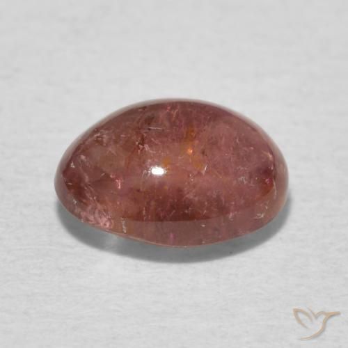 Tourmaline Bois de rose naturelle ovale, 1.40 ct, Transparent
