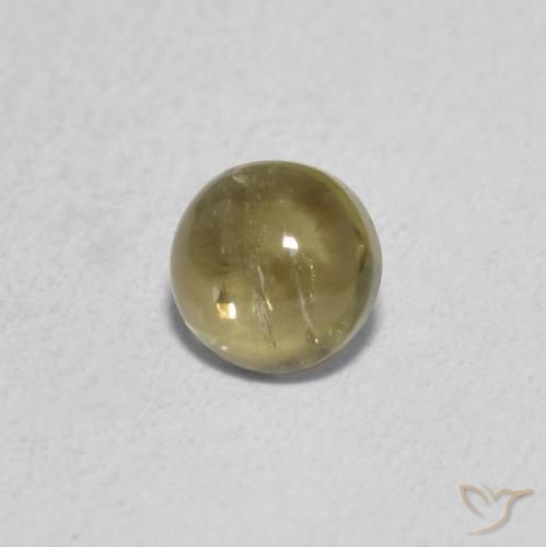 Tourmaline Vert terreux naturelle Tour, 0.63 ct, Transparent