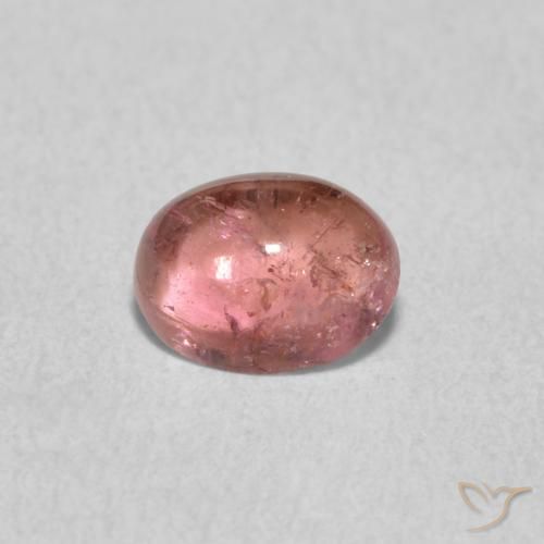 0.77ct Naturel Rose foncé Tourmaline, ovale, Transparent