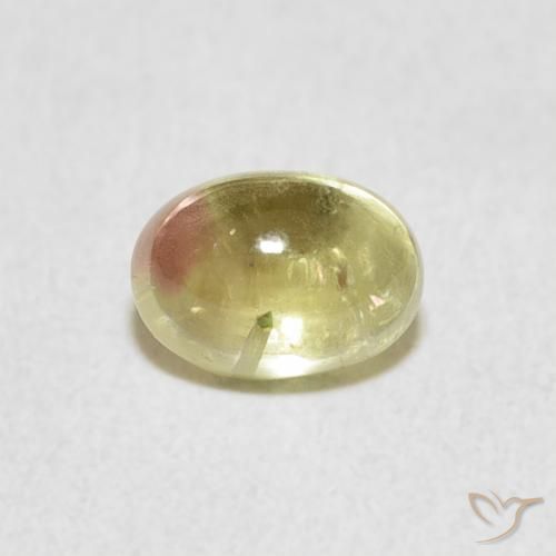 0.96ct Naturel Bicolore Tourmaline, ovale, Transparent