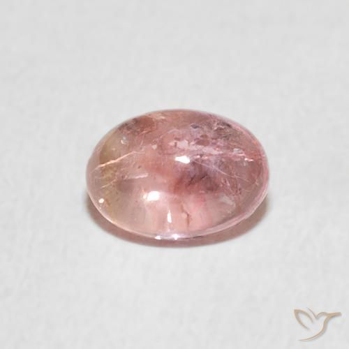 0.99ct Naturel Rose clair Tourmaline, ovale, Transparent