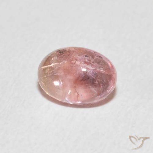 Tourmaline Rose clair naturelle ovale, 0.99 ct, Transparent