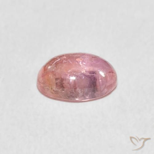 Tourmaline Rose clair naturelle ovale, 0.99 ct, Transparent