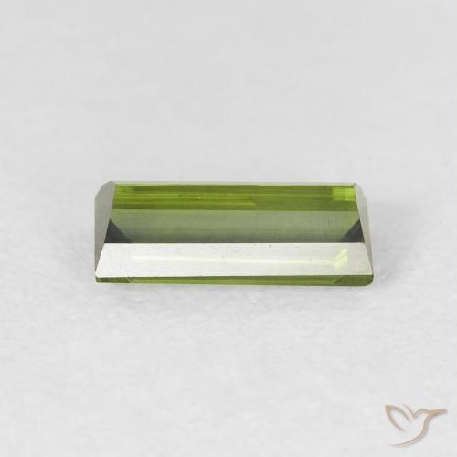 Tourmaline Vert terre naturelle Baquette, 1.20 ct, VVS-VS