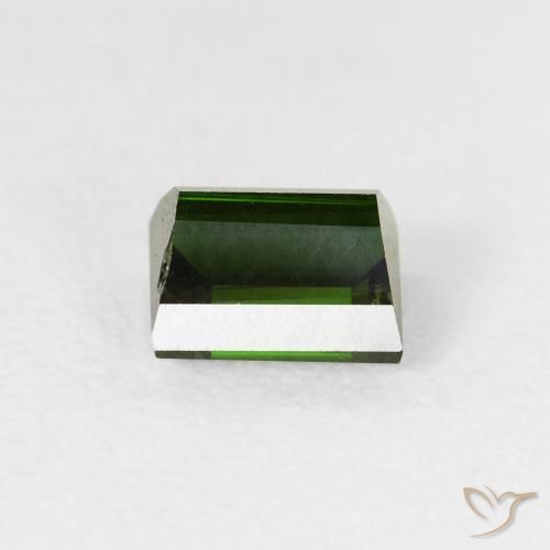 Tourmaline Forêt verte naturelle Baquette, 0.98 ct, VVS-VS