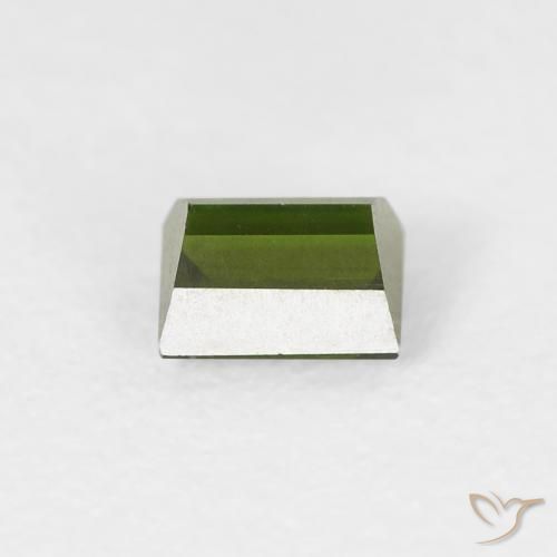 Tourmaline Forêt verte naturelle Baquette, 0.46 ct, VS