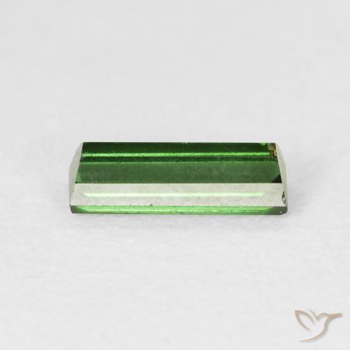 Tourmaline Vert foncé naturelle Baquette, 0.79 ct, VVS-VS
