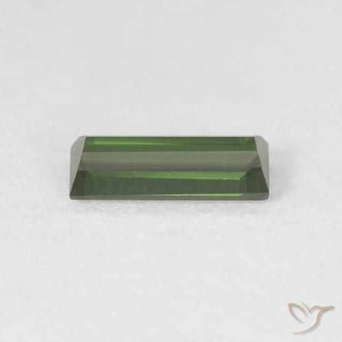 Tourmaline Vert moyen naturelle Baquette, 0.76 ct, VVS