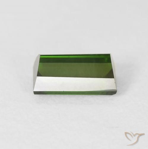 Tourmaline Forêt verte naturelle Baquette, 1.18 ct, VVS