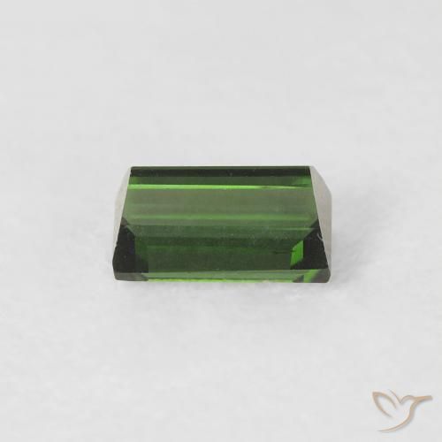 Tourmaline Forêt verte naturelle Baquette, 0.47 ct, VVS