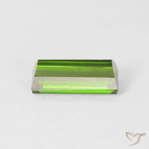 Tourmaline Forêt verte naturelle Baquette, 0.99 ct, VVS