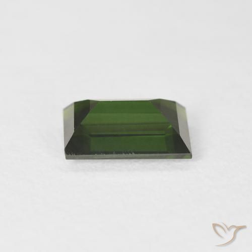 Tourmaline Forêt verte naturelle Baquette, 1.23 ct, VVS