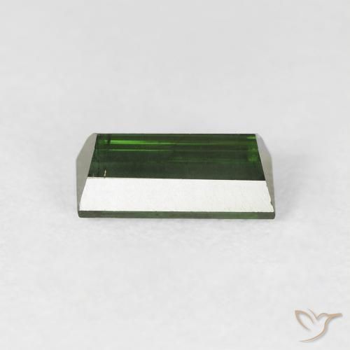 Tourmaline Forêt verte naturelle Baquette, 1.01 ct, VS