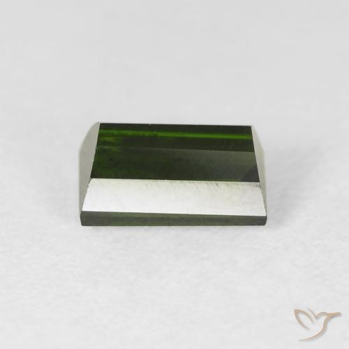 Tourmaline Forêt verte naturelle Baquette, 1.71 ct, VS