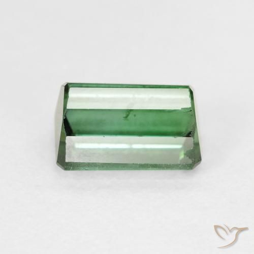 Tourmaline Vert naturelle Octogone / coupe Émeraude, 2.51 ct, VS-SI