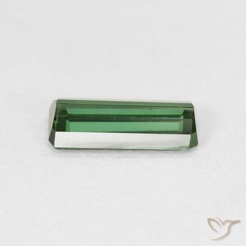 Tourmaline Vert naturelle Octogone / coupe Émeraude, 1.00 ct, VS