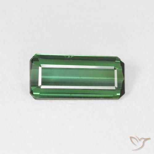 1.40ct Naturel Vert Tourmaline, Taille émeraude, VVS-VS