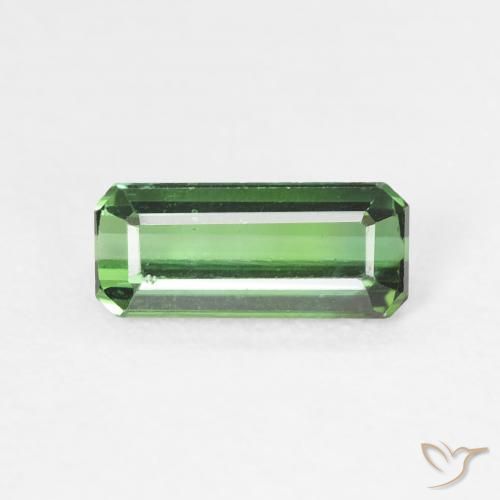0.79ct Naturel Vert Tourmaline, Taille émeraude, VVS-VS