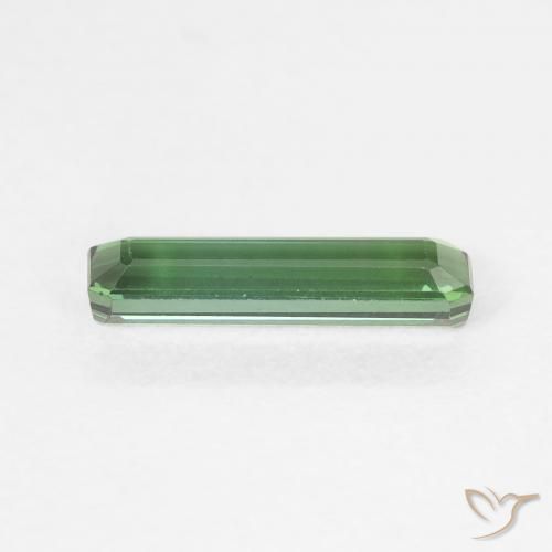 Tourmaline Vert clair naturelle Octogone / coupe Émeraude, 0.97 ct, VVS-VS