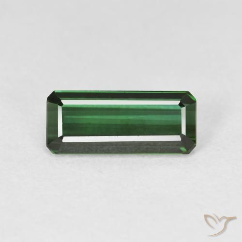 2.07ct Naturel Vert foncé Tourmaline, Taille émeraude, VVS-VS