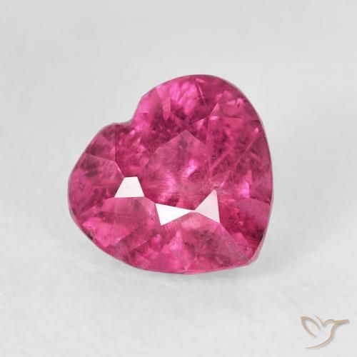Tourmaline Magenta profond naturelle Cœur, 1.74 ct, VS