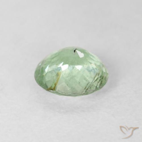 Tourmaline Vert jaunâtre léger naturelle Tour, 0.86 ct, VS-SI