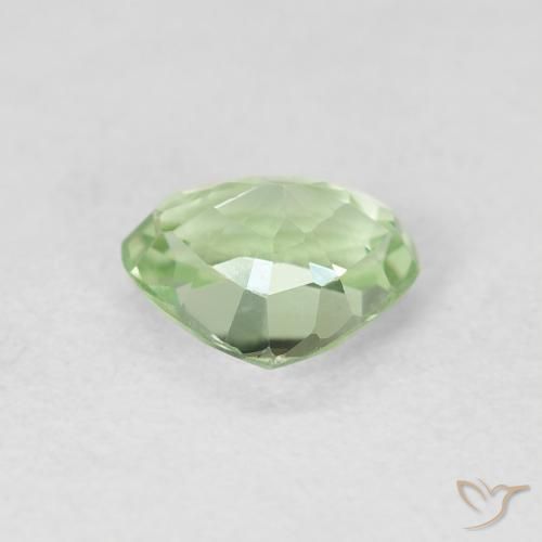 Tourmaline Vert sauge très clair naturelle Trillion, 0.94 ct, VS