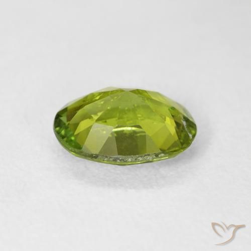 Tourmaline Vert foncé naturelle ovale, 1.52 ct, VS