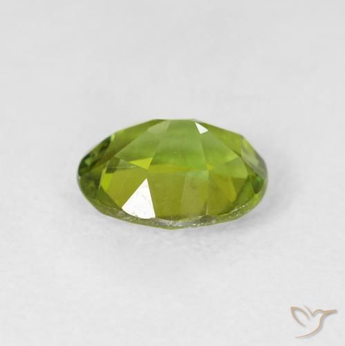 Tourmaline Vert éclatant naturelle ovale, 1.43 ct, VS