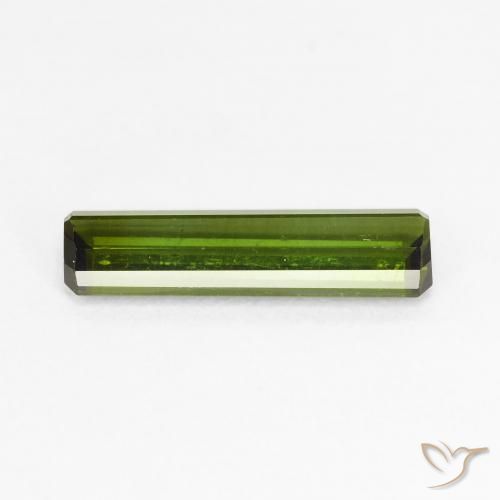 Tourmaline Vert terre naturelle Octogone / coupe Émeraude, 2.02 ct, VS