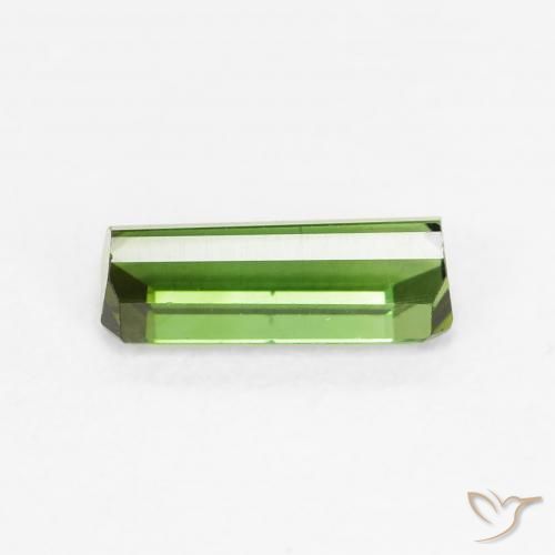 Tourmaline Forêt verte naturelle Octogone / coupe Émeraude, 0.73 ct, VS