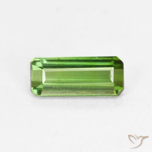 Tourmaline Forêt verte naturelle Octogone / coupe Émeraude, 0.63 ct, VVS-VS