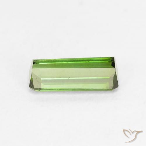 Tourmaline Forêt verte naturelle Octogone / coupe Émeraude, 0.63 ct, VVS-VS
