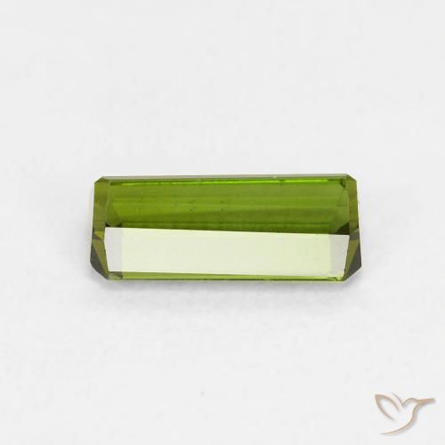 Tourmaline Forêt verte naturelle Octogone / coupe Émeraude, 0.63 ct, VVS-VS