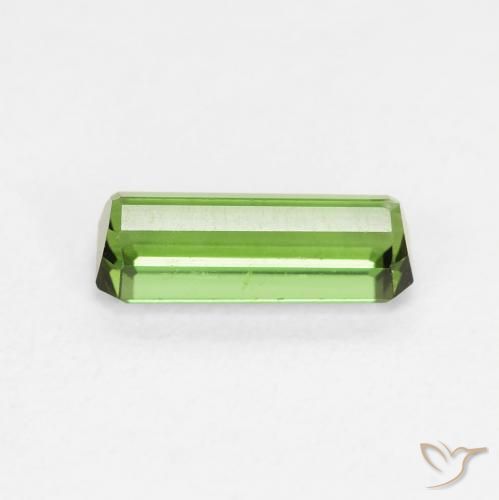 Tourmaline Forêt verte naturelle Octogone / coupe Émeraude, 0.98 ct, VVS-VS