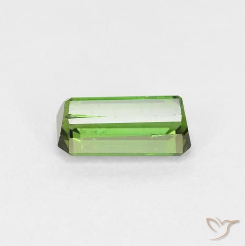Tourmaline Forêt verte naturelle Octogone / coupe Émeraude, 0.85 ct, VS-SI