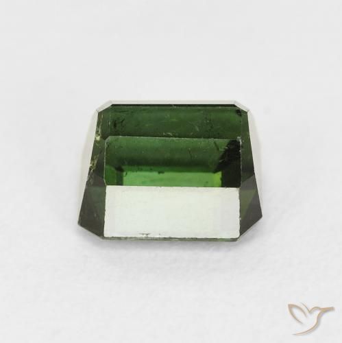 Tourmaline Forêt verte naturelle Octogone / coupe Émeraude, 2.26 ct, VS