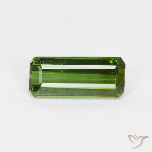 1.01ct Naturel Vert foncé Tourmaline, Taille émeraude, VS