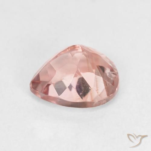 Tourmaline Rose clair naturelle En forme de poire, 1.46 ct, VS