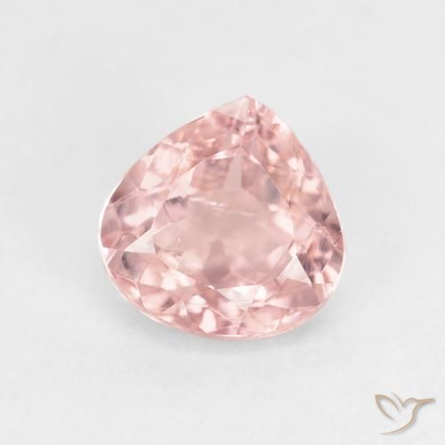 Tourmaline Rose clair naturelle En forme de poire, 1.43 ct, VS