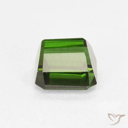 Tourmaline Forêt verte naturelle Octogone / coupe Émeraude, 0.90 ct, VVS